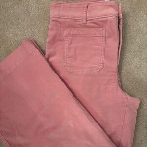 ✨ Ann Taylor LOFT Pink Corduroy Wide-Leg Pants ✨